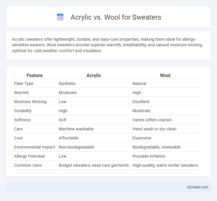 Acrylic vs. Wool for Sweaters - What is The Difference?