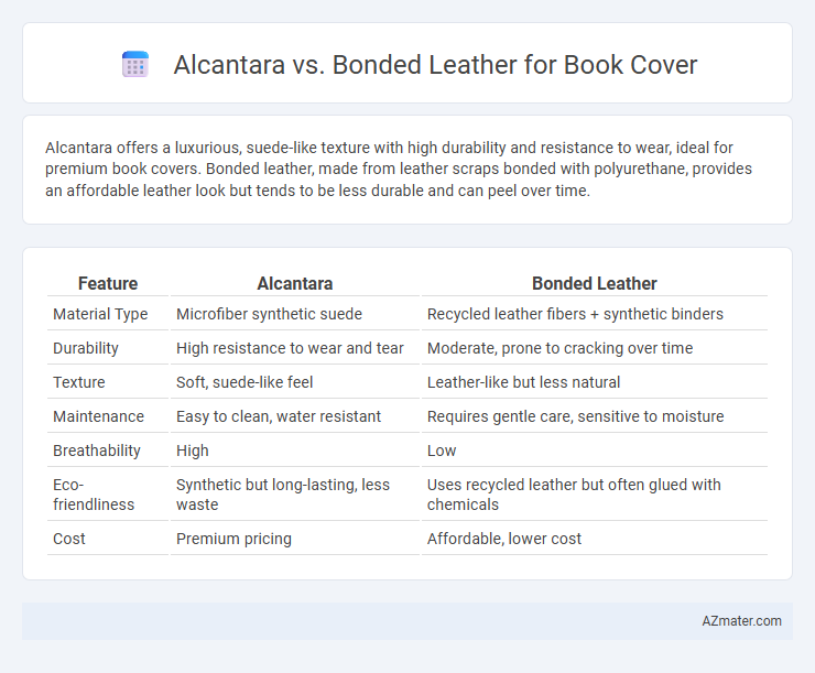 Alcantara vs. Bonded Leather for Book Cover - What is The Difference?