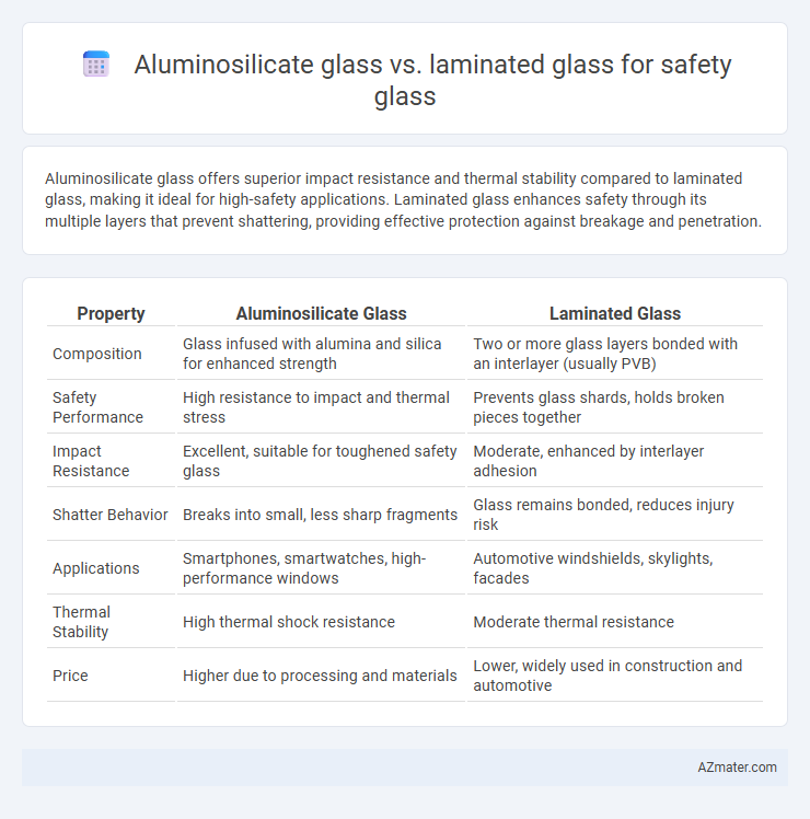 Aluminosilicate glass vs. laminated glass for safety glass - What is The Difference?