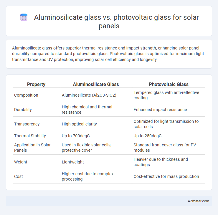 Aluminosilicate glass vs. photovoltaic glass for solar panels - What is The Difference?