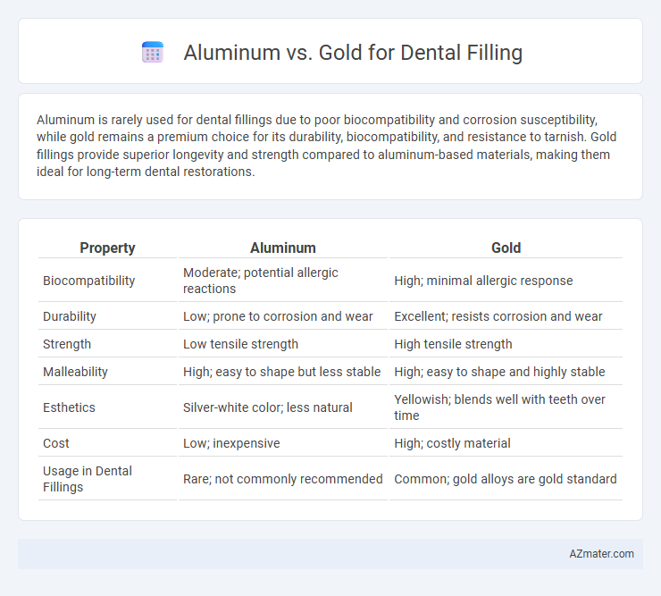 Aluminum vs. Gold for Dental Filling - What is The Difference?