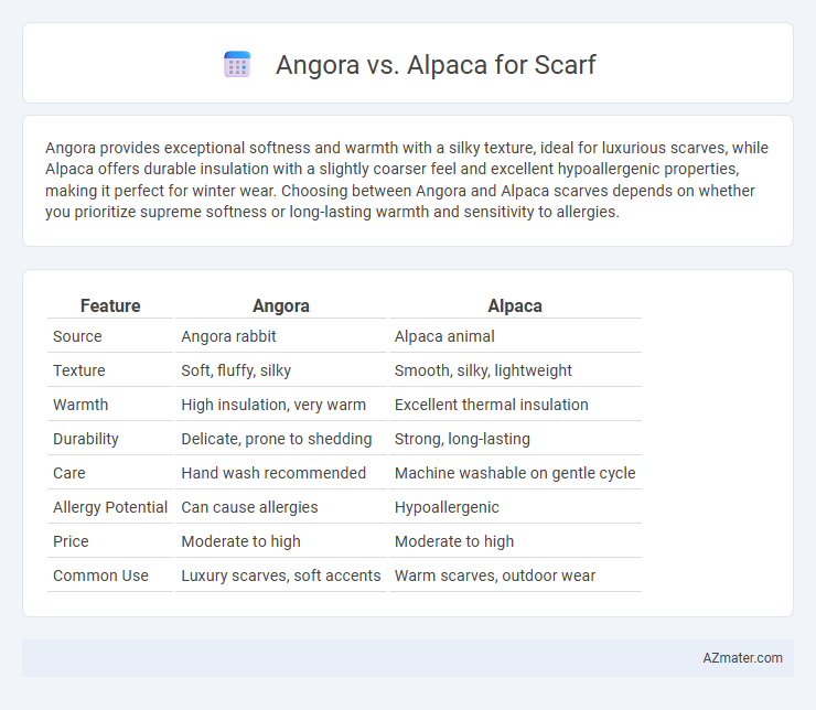 Angora vs. Alpaca for Scarf - What is The Difference?