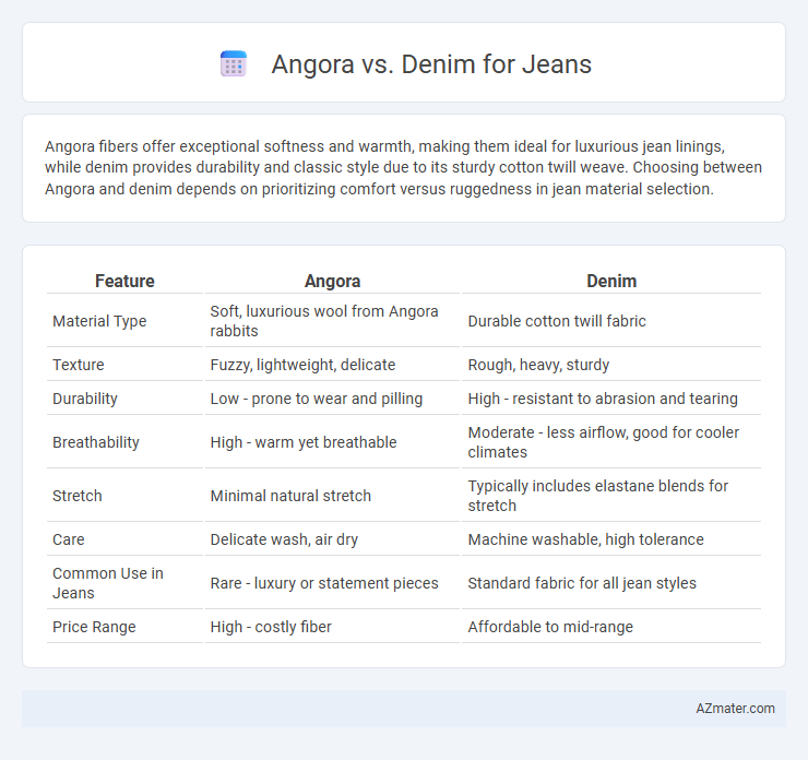 Angora vs. Denim for Jeans - What is The Difference?