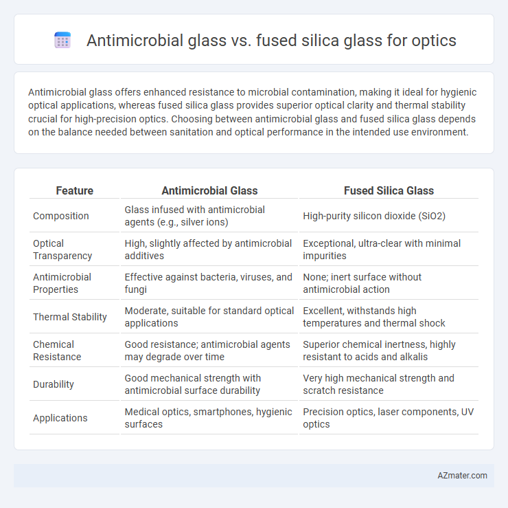 Antimicrobial glass vs. fused silica glass for optics - What is The Difference?