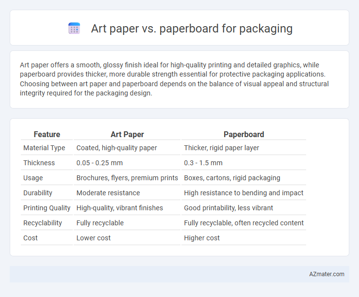 Art paper vs. paperboard for packaging - What is The Difference?