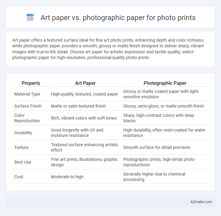 Art paper vs. photographic paper for photo prints - What is The Difference?