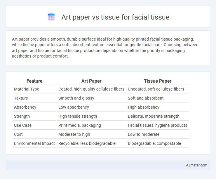 Art paper vs tissue for facial tissue - What is The Difference?