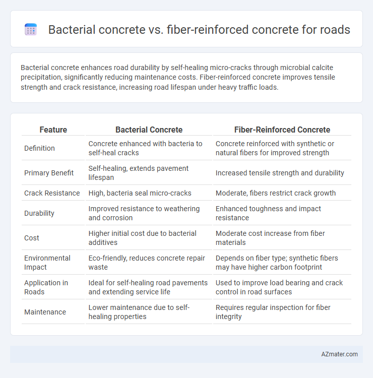 Bacterial concrete vs. fiber-reinforced concrete for roads - What is The Difference?