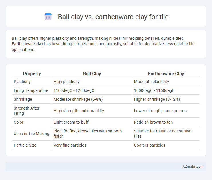 Ball clay vs. earthenware clay for tile - What is The Difference?