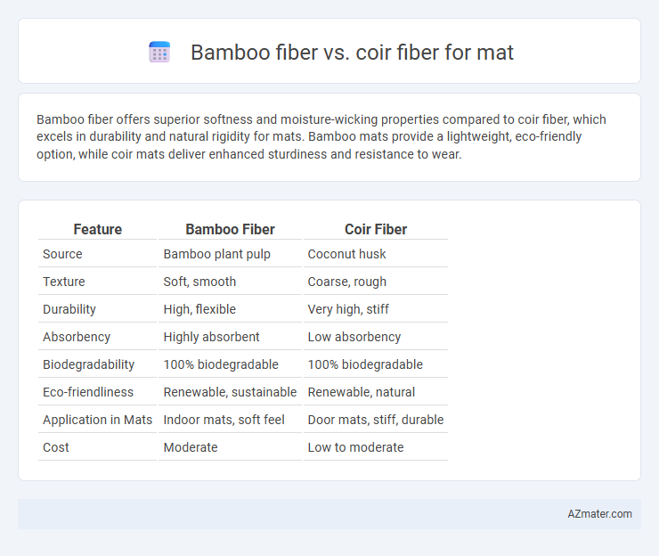 Bamboo fiber vs. coir fiber for mat - What is The Difference?