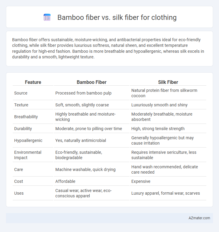 Bamboo fiber vs. silk fiber for clothing - What is The Difference?