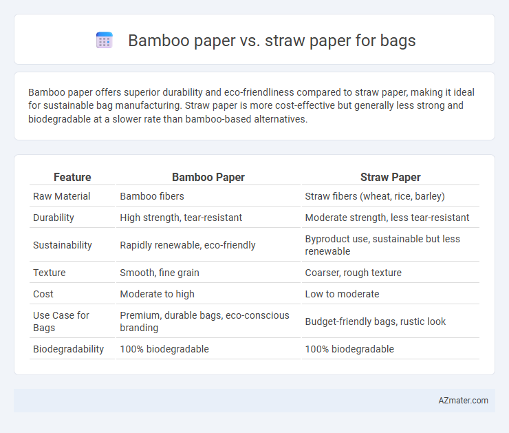 Bamboo paper vs. straw paper for bags - What is The Difference?