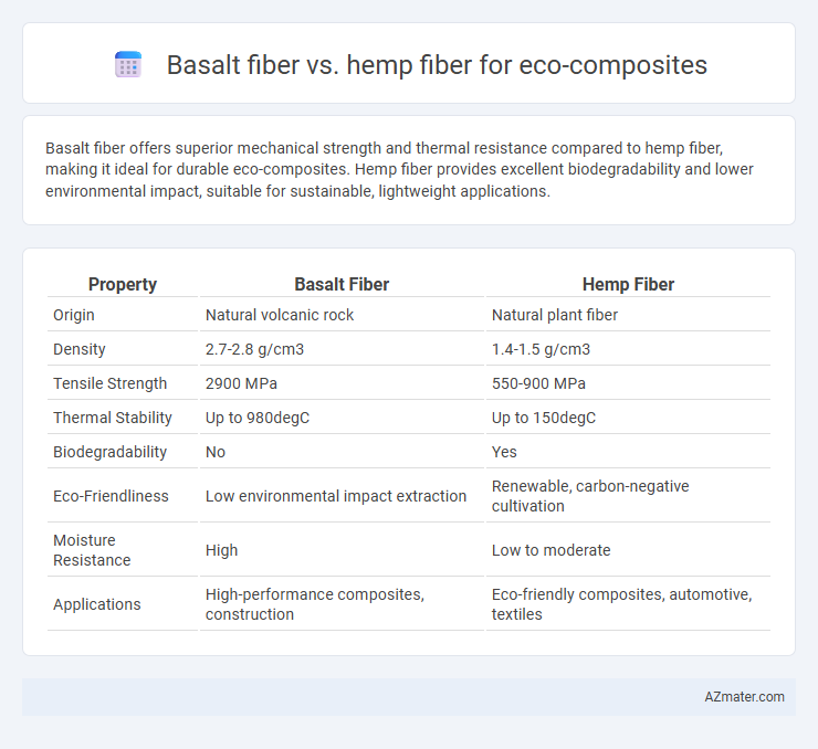 Basalt fiber vs. hemp fiber for eco-composites - What is The Difference?