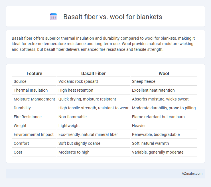 Basalt fiber vs. wool for blankets - What is The Difference?