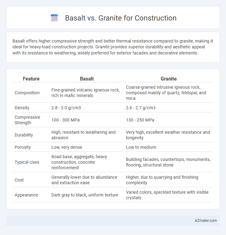 Basalt vs. Granite for Construction - What is The Difference?