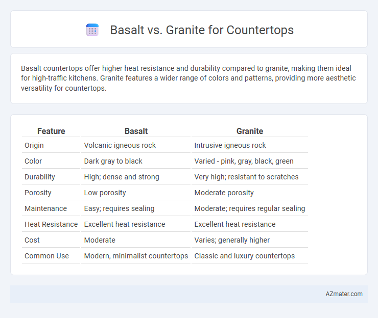 Basalt vs. Granite for Countertops - What is The Difference?