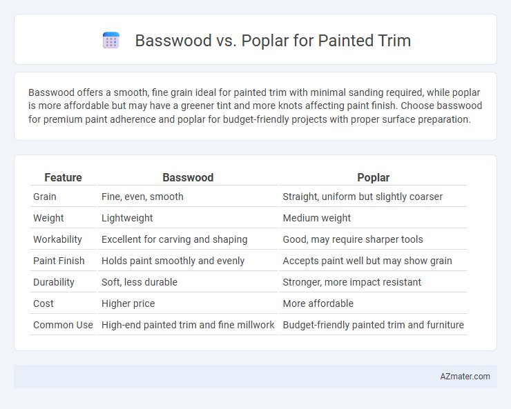 Basswood vs. Poplar for Painted Trim - What is The Difference?