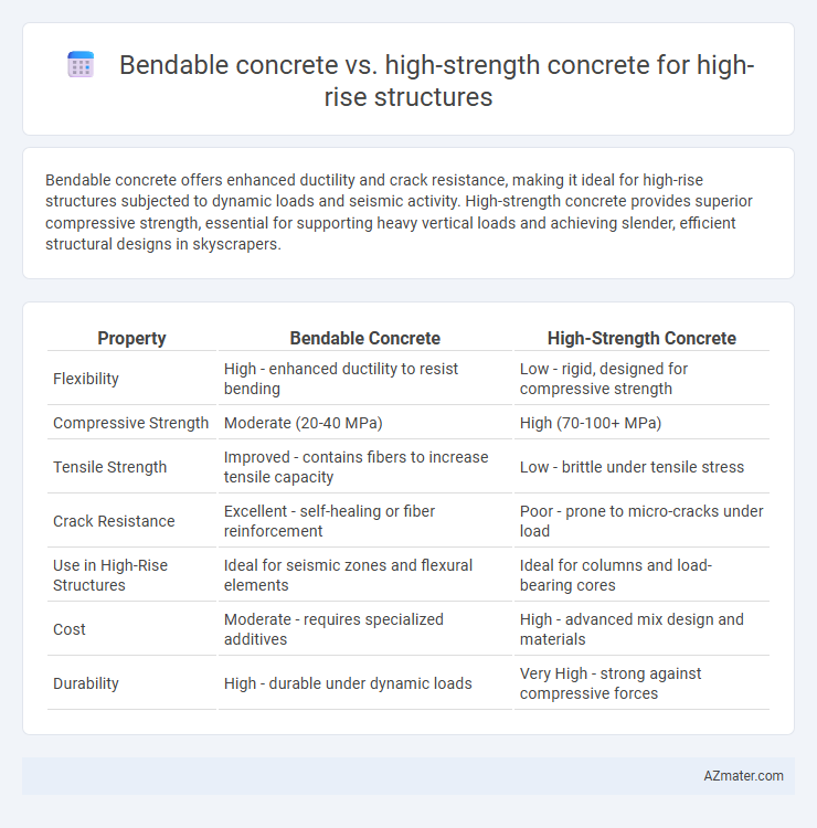 Bendable concrete vs. high-strength concrete for high-rise structures - What is The Difference?
