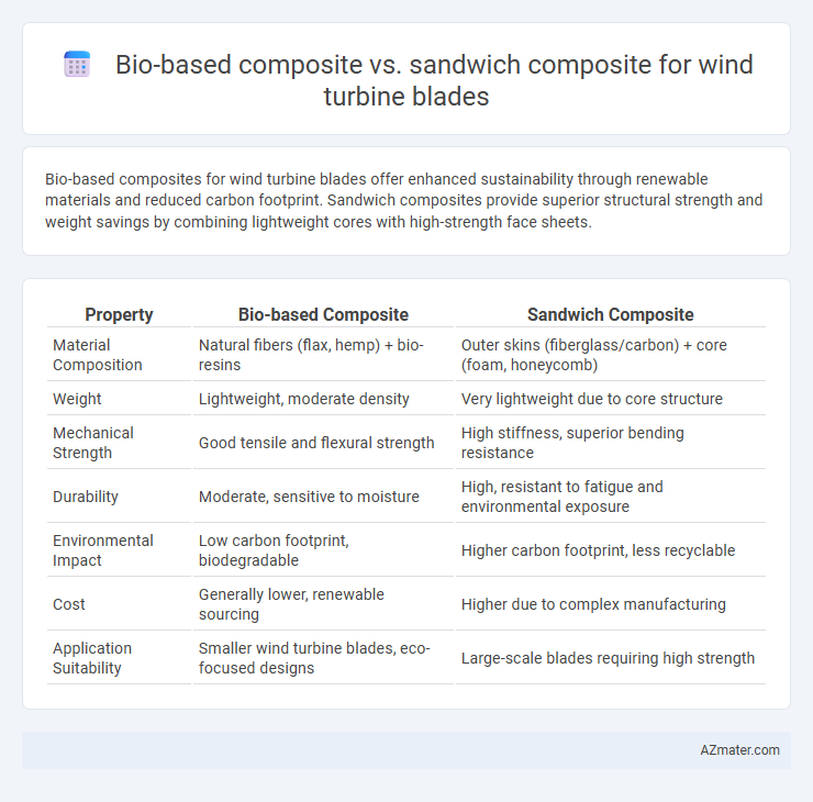 Bio-based composite vs. sandwich composite for wind turbine blades - What is The Difference?