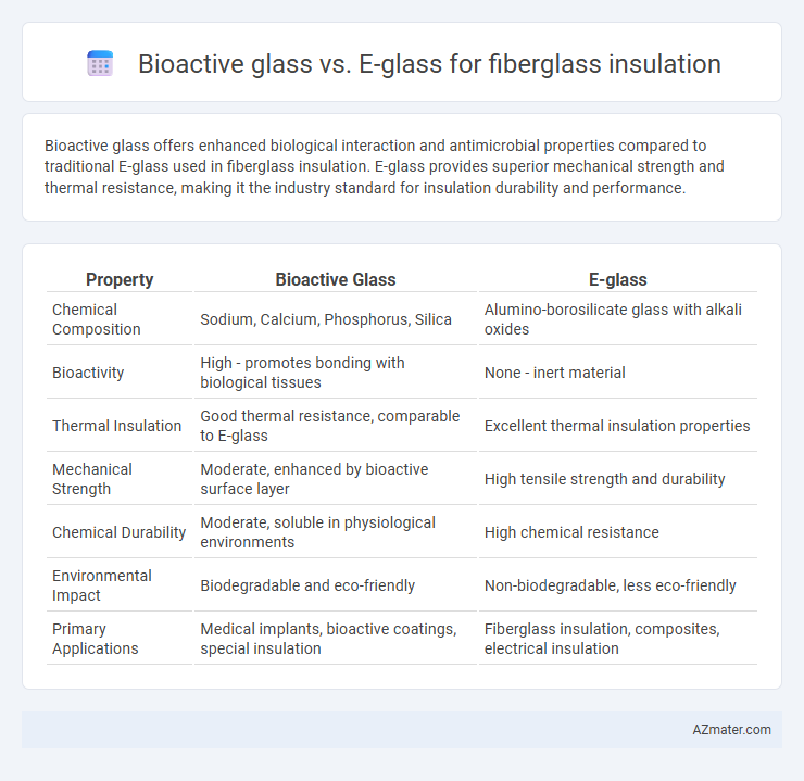 Bioactive glass vs. E-glass for fiberglass insulation - What is The Difference?