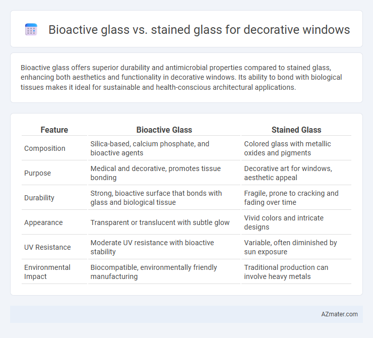 Bioactive glass vs. stained glass for decorative windows - What is The Difference?