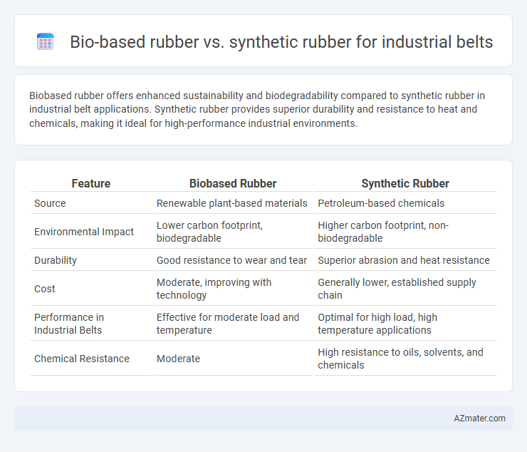 Bio-based rubber vs. synthetic rubber for industrial belts - What is The Difference?