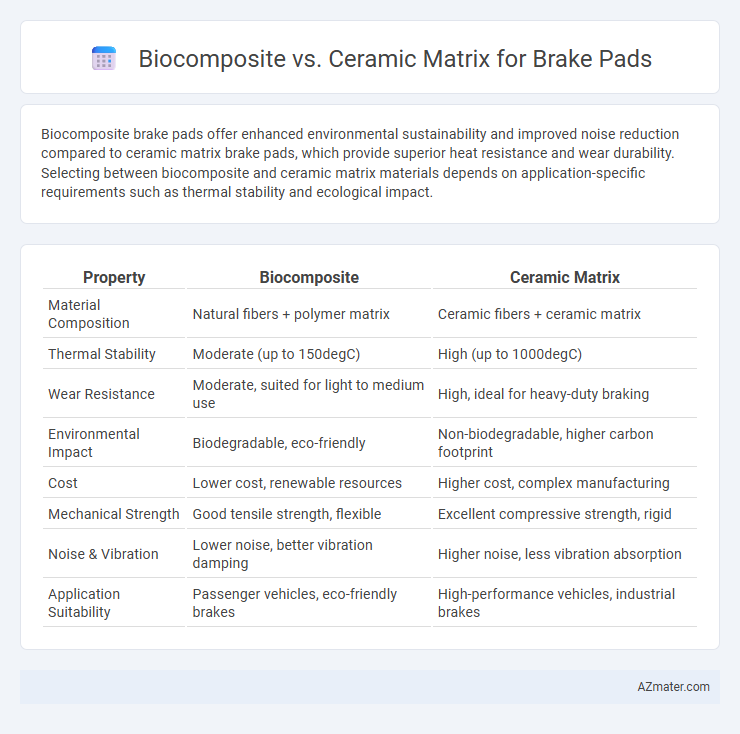 Biocomposite vs. Ceramic Matrix for Brake Pads - What is The Difference?