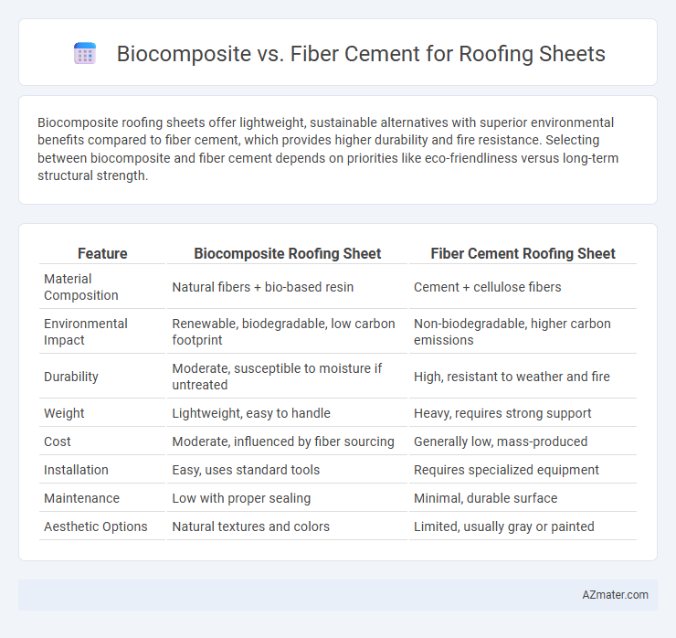 Biocomposite vs. Fiber Cement for Roofing Sheets - What is The Difference?