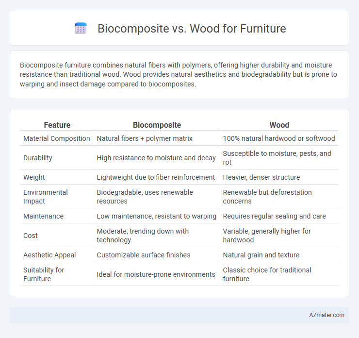 Biocomposite vs. Wood for Furniture - What is The Difference?
