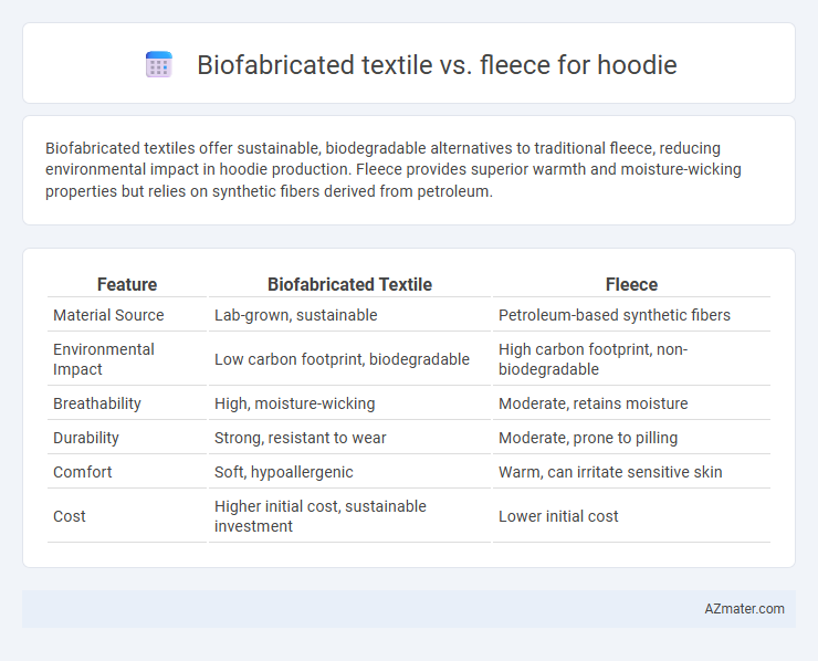 Biofabricated textile vs. fleece for hoodie - What is The Difference?