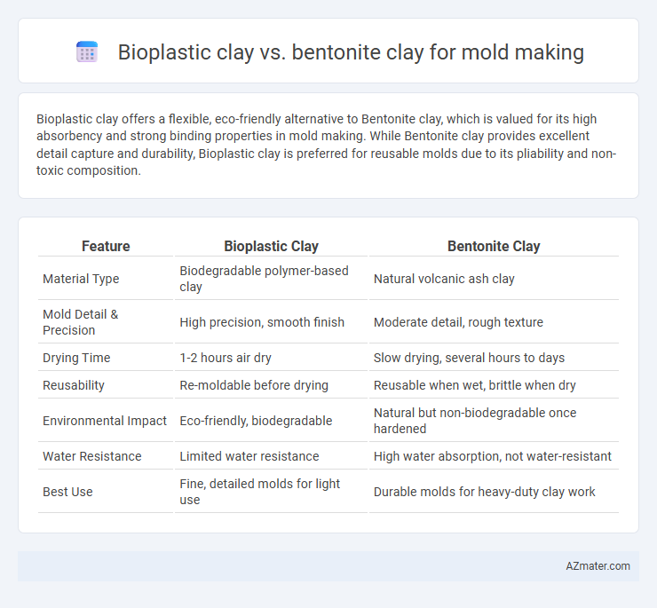 Bioplastic clay vs. bentonite clay for mold making - What is The Difference?