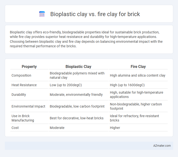 Bioplastic clay vs. fire clay for brick - What is The Difference?