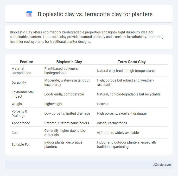 Bioplastic clay vs. terracotta clay for planters - What is The Difference?