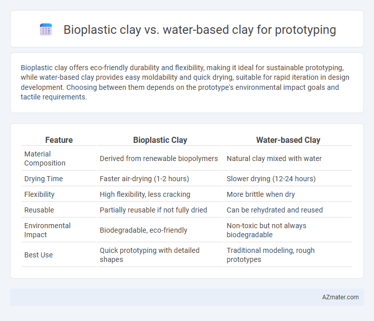 Bioplastic clay vs. water-based clay for prototyping - What is The Difference?
