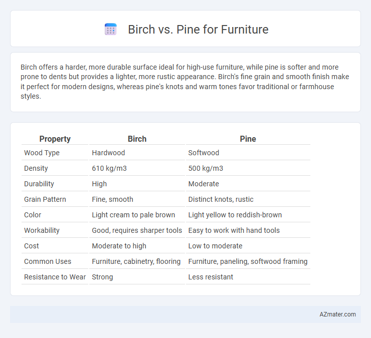 Birch vs. Pine for Furniture - What is The Difference?
