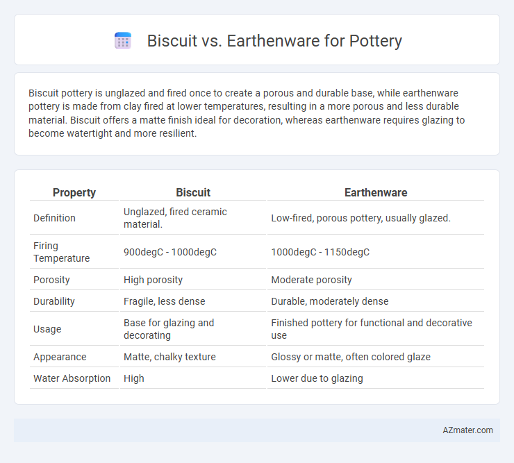 Biscuit vs. Earthenware for Pottery - What is The Difference?