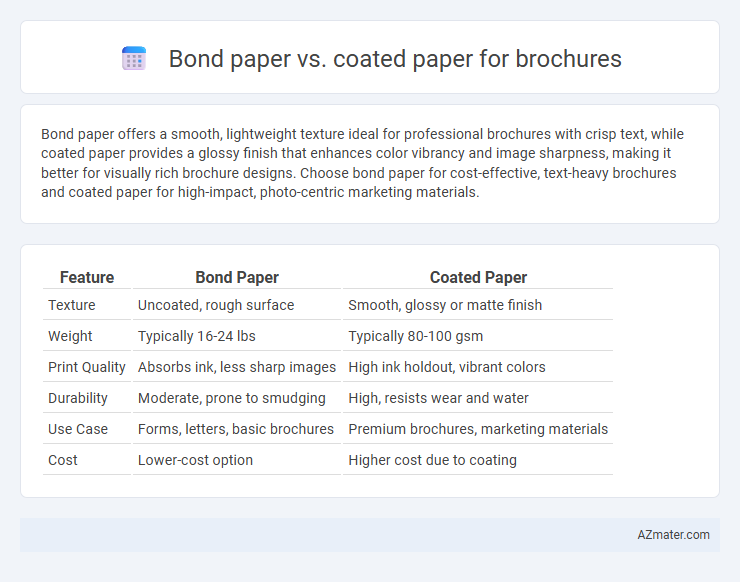 Bond paper vs. coated paper for brochures - What is The Difference?