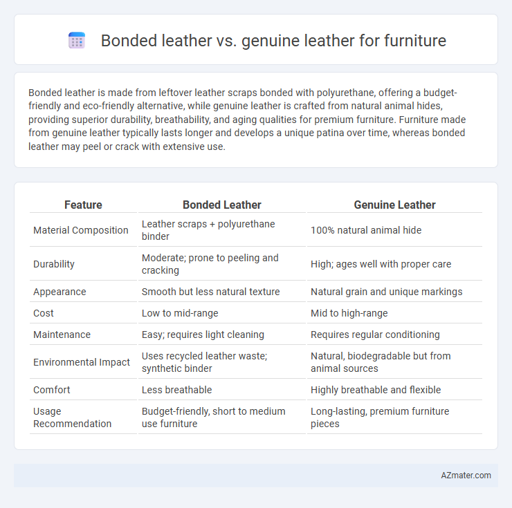 Bonded leather vs. genuine leather for furniture - What is The Difference?