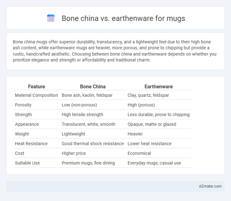 Bone china vs. earthenware for mugs - What is The Difference?