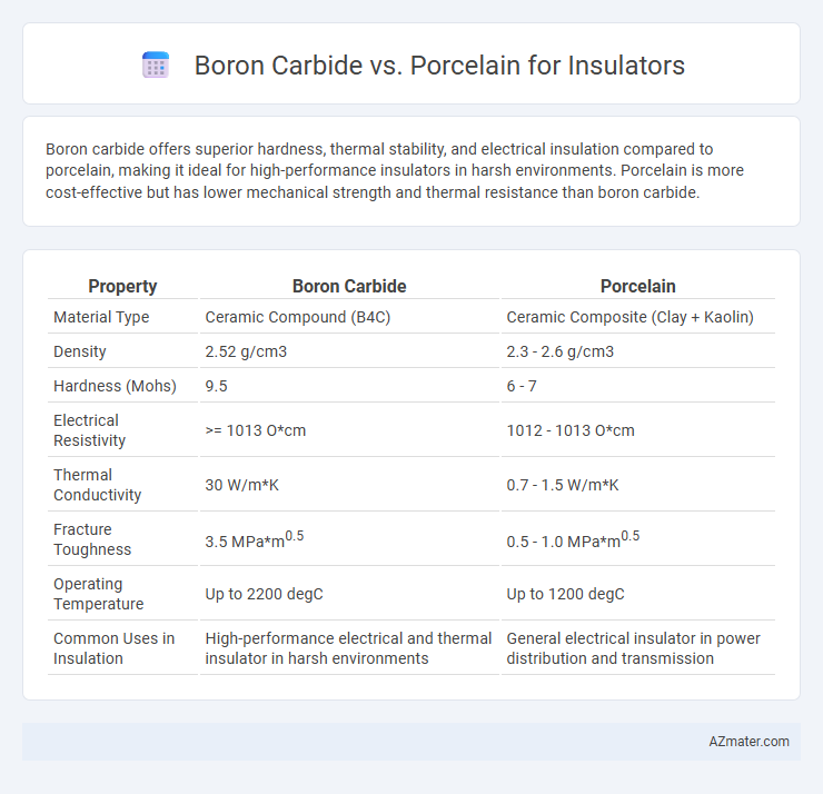 Boron Carbide vs. Porcelain for Insulators - What is The Difference?
