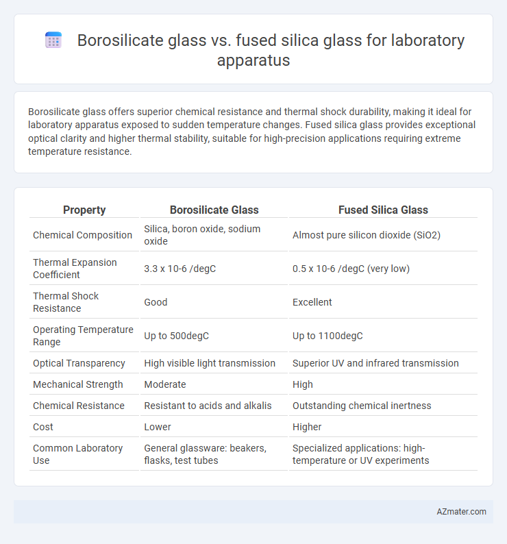 Borosilicate glass vs. fused silica glass for laboratory apparatus - What is The Difference?