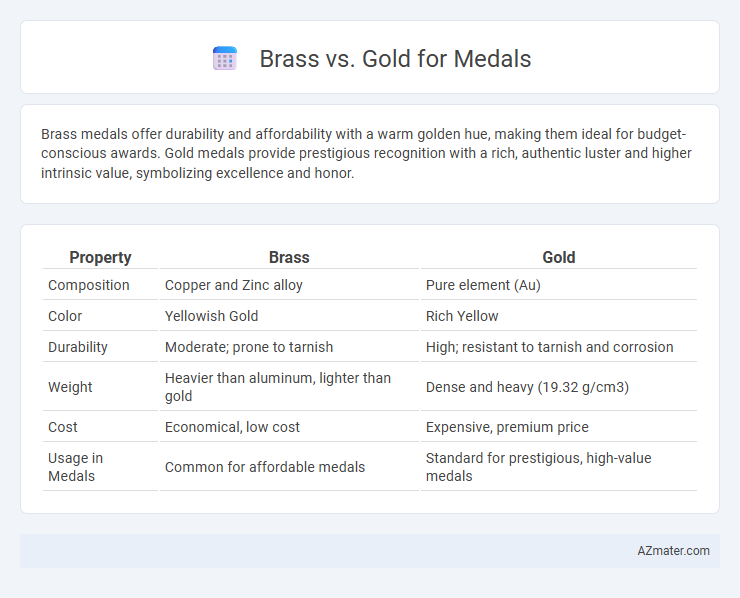 Brass vs. Gold for Medals - What is The Difference?
