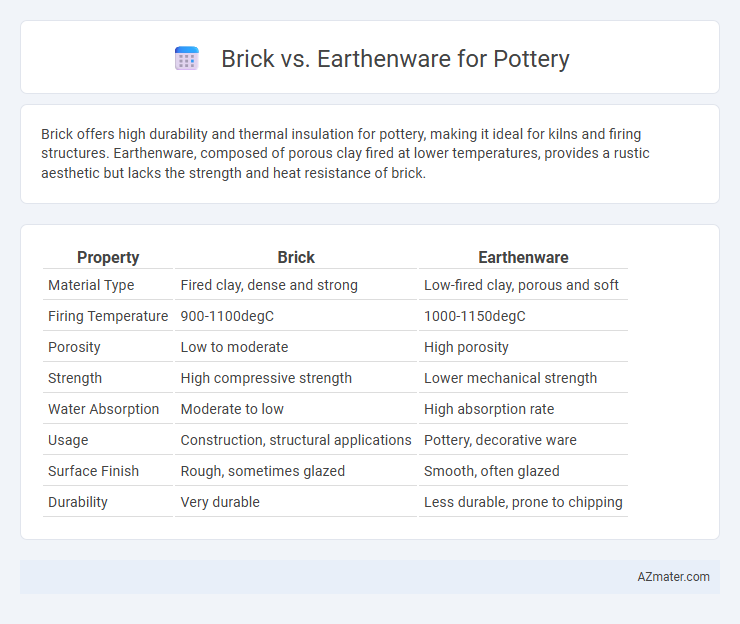 Brick vs. Earthenware for Pottery - What is The Difference?