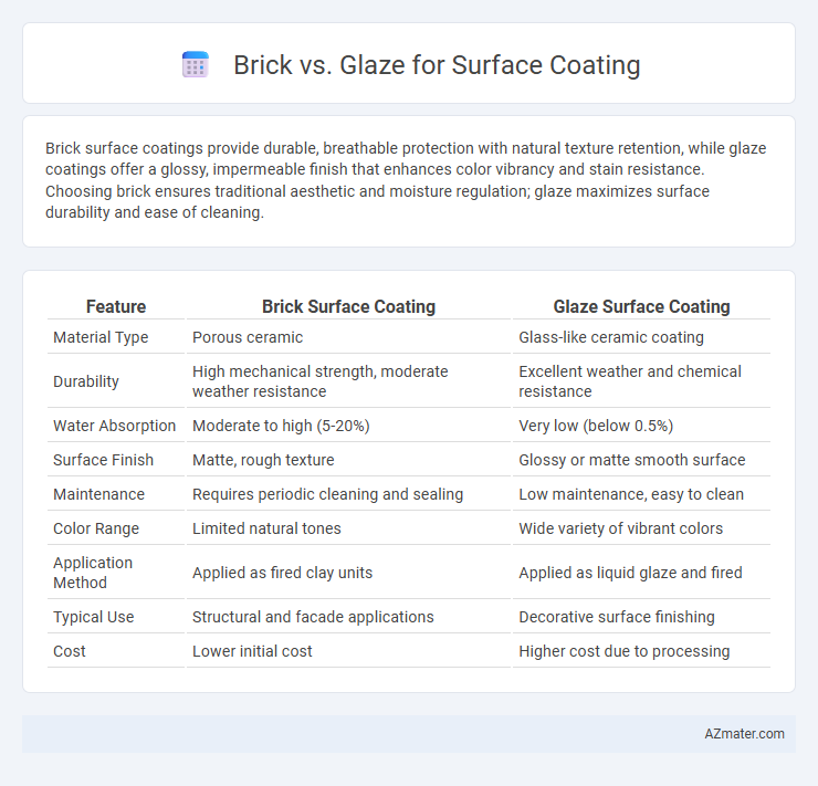 Brick vs. Glaze for Surface Coating - What is The Difference?