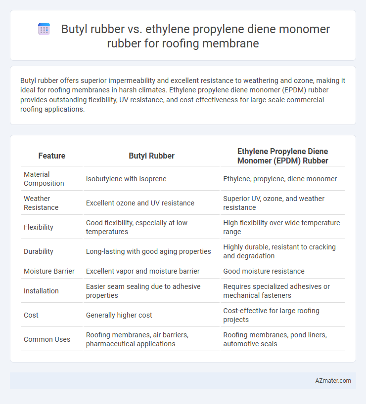 Butyl rubber vs. ethylene propylene diene monomer rubber for roofing membrane - What is The Difference?