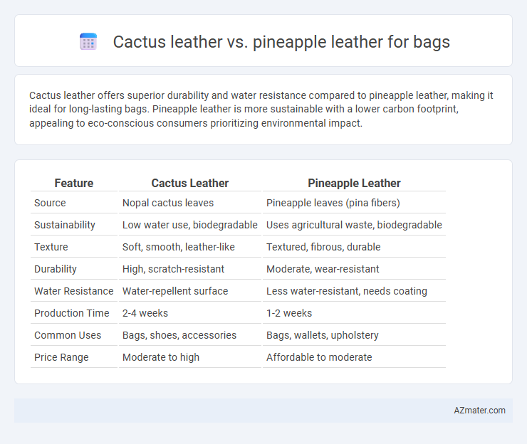 Cactus leather vs. pineapple leather for bags - What is The Difference?