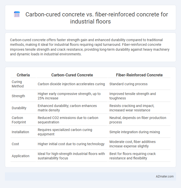 Carbon-cured concrete vs. fiber-reinforced concrete for industrial floors - What is The Difference?