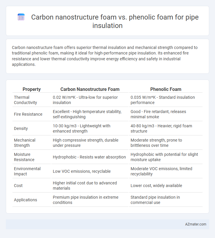 Carbon nanostructure foam vs. phenolic foam for pipe insulation - What is The Difference?