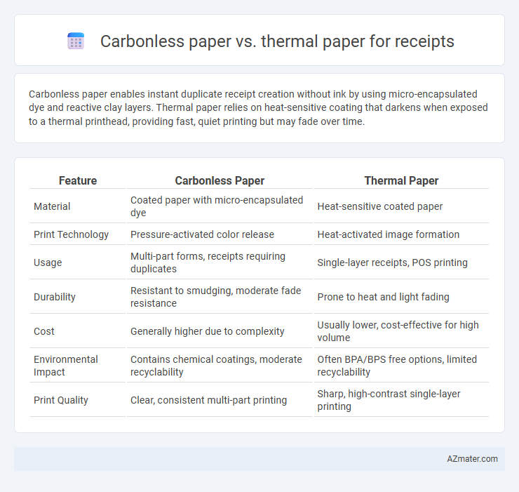 Carbonless paper vs. thermal paper for receipts - What is The Difference?