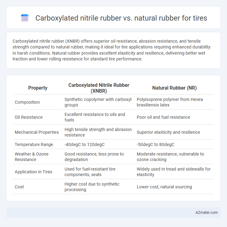Carboxylated nitrile rubber vs. natural rubber for tires - What is The Difference?